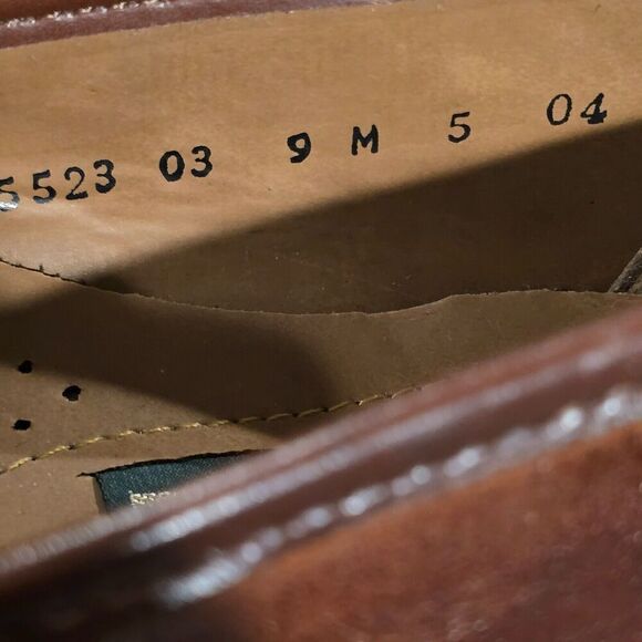 NUNN BUSH Mens Loafers Dress Tassel Brown Flex Leather Sz 9M Preppy Academia - Picture 10 of 10